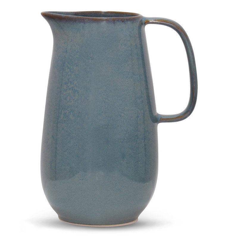 Mesa Ceramics Stoneware Pitcher, Blue