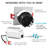 2'' Dimmable Air-Tight IC Rated LED Canless Recessed Lighting Kit