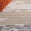Tapis en laine / coton touffeté à la main Jeyda brun clair / beige-807233749