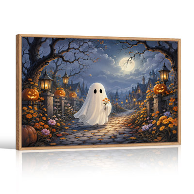 Art mural sur toile, "White Ghost"