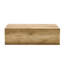 Rehaussez votre espace de vie avec cette table basse moderne en bois aggloméré qui présente des motifs lisses. Il est caractérisé par un design élégant. 39,3 * 23,6 * 12