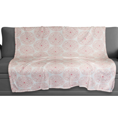 Morrocan Circle Hand Woven Throw Blanket