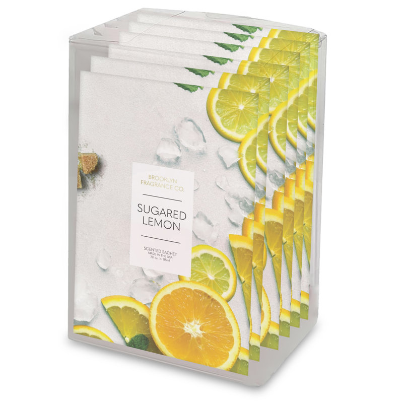 Brooklyn Fragrance Co-Fruits - Parfums d'ambiance Sachets: Arôme durable de qualité supérieure, Citron sucré