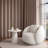 Modern minimalist lambskin single-person sofa
