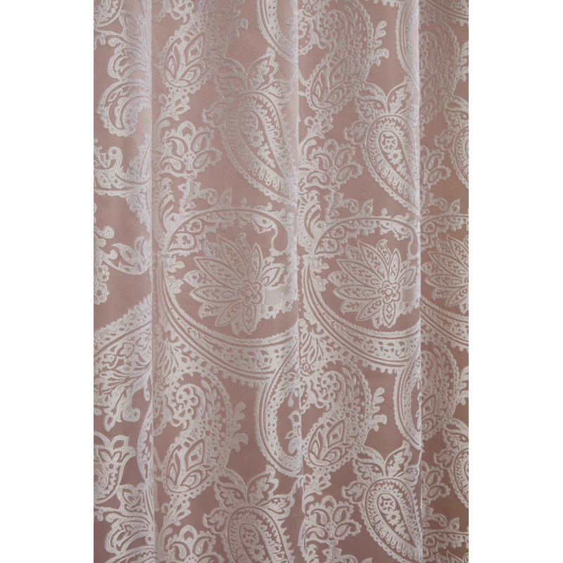 Duchess Semi Sheer Sliding Panel Pair, Width 228 x Drop 228cm, Pink