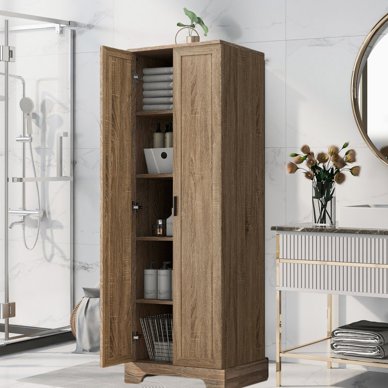 Chassiti Bathroom Cabinet, Brown