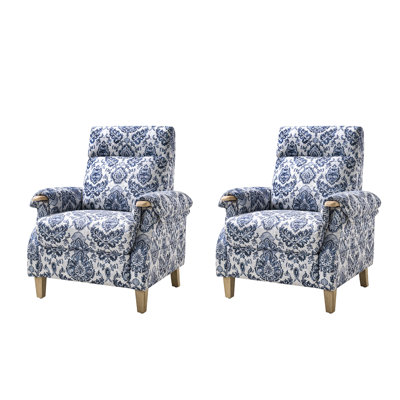 Adamsville Farmhouse Polyester Manual Recliner
