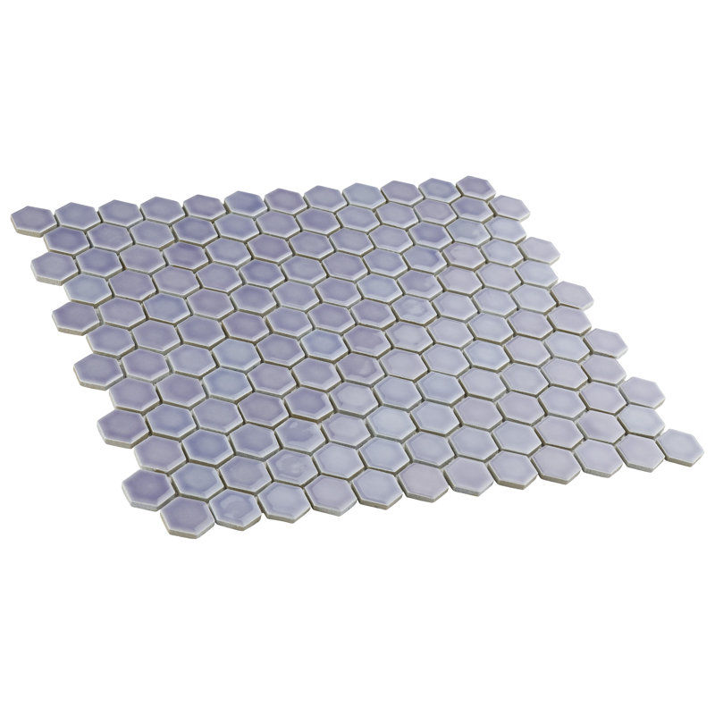 Hudson 1" X 1" Hex Porcelain Mosaic Floor And Wall Tile