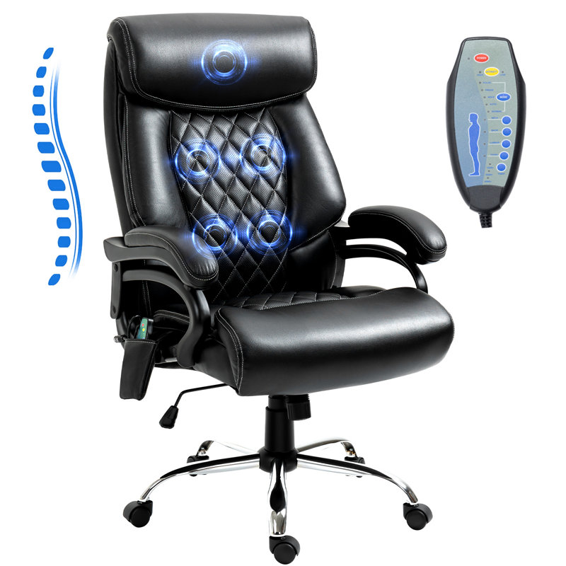 Fauteuil de bureau ergonomique inclinable avec fonction de massage