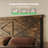 Farmhouse Twin Size Bed Frame with 51.2" Tall Geometric Headboard,Modern Platform Bed with Under Bed Storage, All-Metal Support System, No Box Spring Needed, Easy Assembly,Rustic Brown-1597066388-1597066392