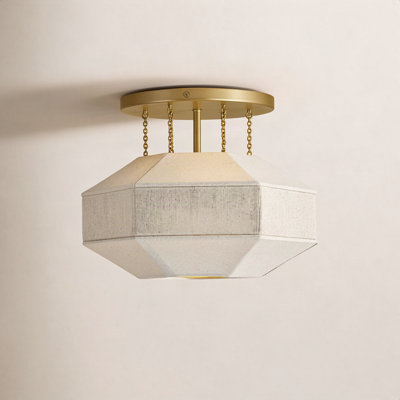 Single Light Semi Flush Mount