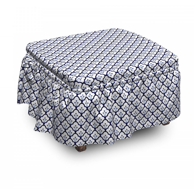 Housse pour repose-pieds balances delftware