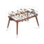 Table de soccer haut de gamme en bois de noyer massif minimaliste