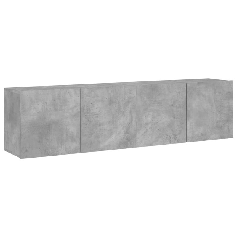 Maroun Unfinished TV Stand for TVs up to 40", Concrete Grey