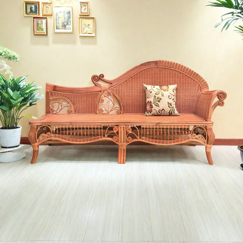 Méridiennes d'intérieur en rotin Living Room, Orienté à droite