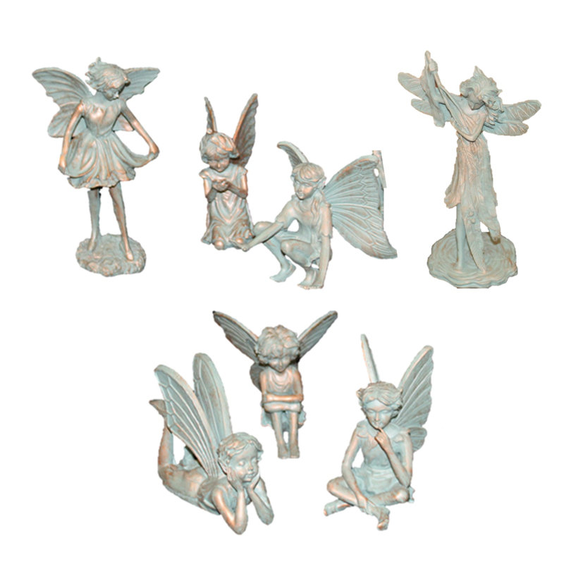 Ensemble de 7 figurines de jardin Suffolk