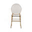 Ensemble de 2 chaises empilables en acrylique