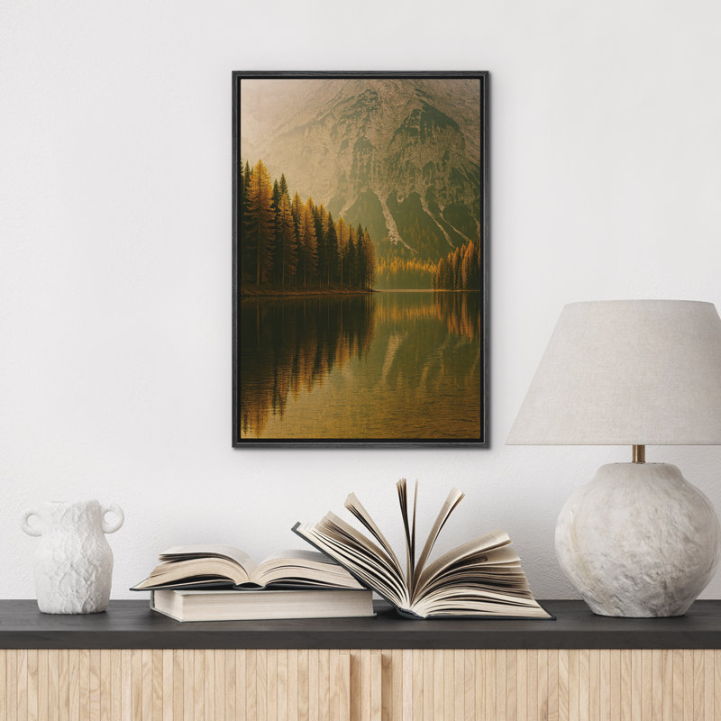 Reproduction d'art sur toile encadrée pour la nature, Noir, H 24 po x l 16 po