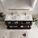 72" Freestanding Double Bathroom Vanity Modern Style Vanity with Integrated Solid Surface Countertop and 2 Sinks, 4 Soft Close Drawers