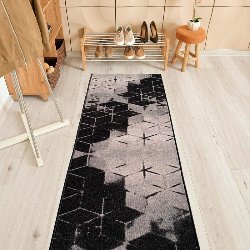 Liudmil Abstract Indoor Rug, Runner 2'2'' x 42'