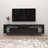 Hugo Modern TV Stand for TVs up to 90" with 16-Color LED Lighting, Glass Shelves, Wall-Mounted-1183062245