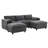[VIDEO]86.5'' Chenille Modular Sectional Sofa With Storage Pockets-1187910605