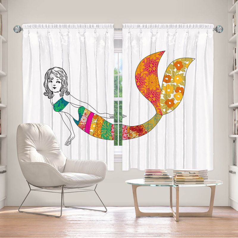 Room Darkening Curtain Pair, 56" W x 78" L