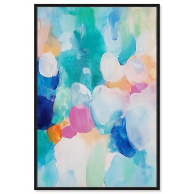 «Color Texture Collision II», toile moderne de couleur abstraite par Art Remedy