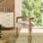 Leidy 21" Low Back Dining Chair, Natural Blonde