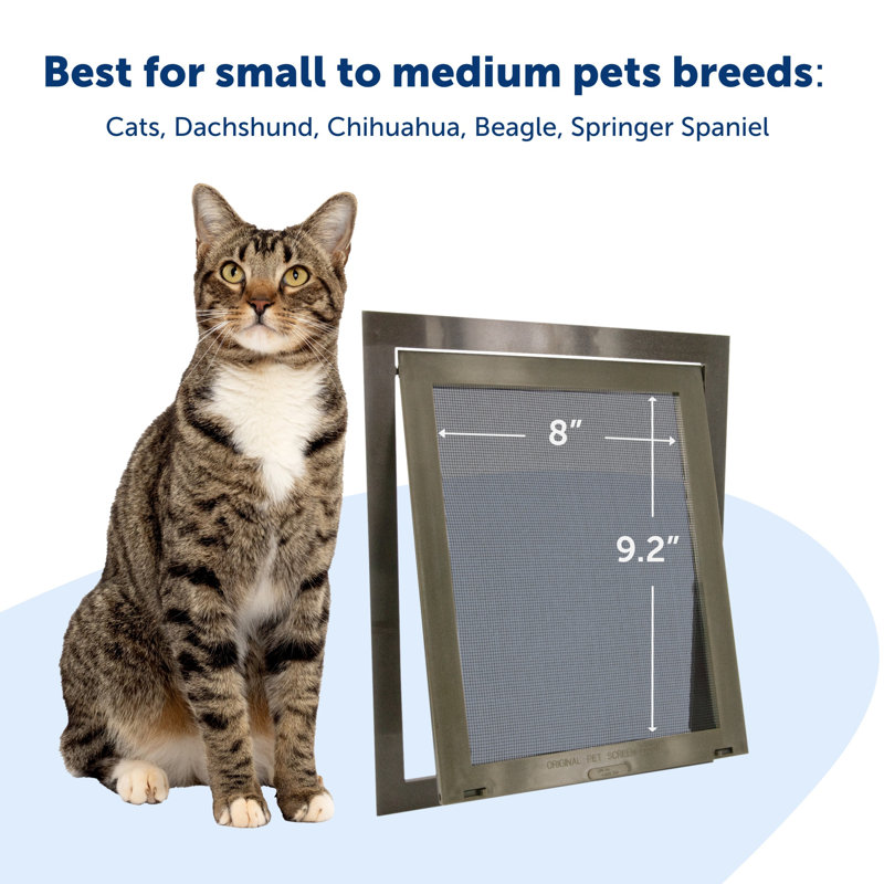 PetSafe NEVER RUST Pet Screen Door, Small