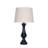 Plastic,S,2,24"H,Teardrop Table Lamps,Blk