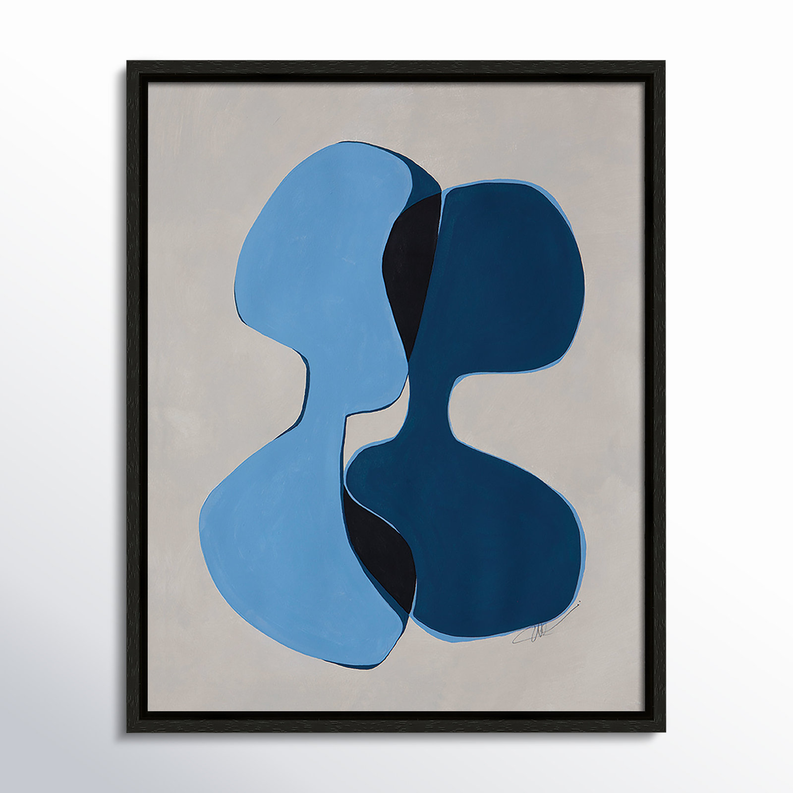In Unity Collection "In Unity I" Print, Espresso Framed, 15.5" H x 12.5" W x 2" D