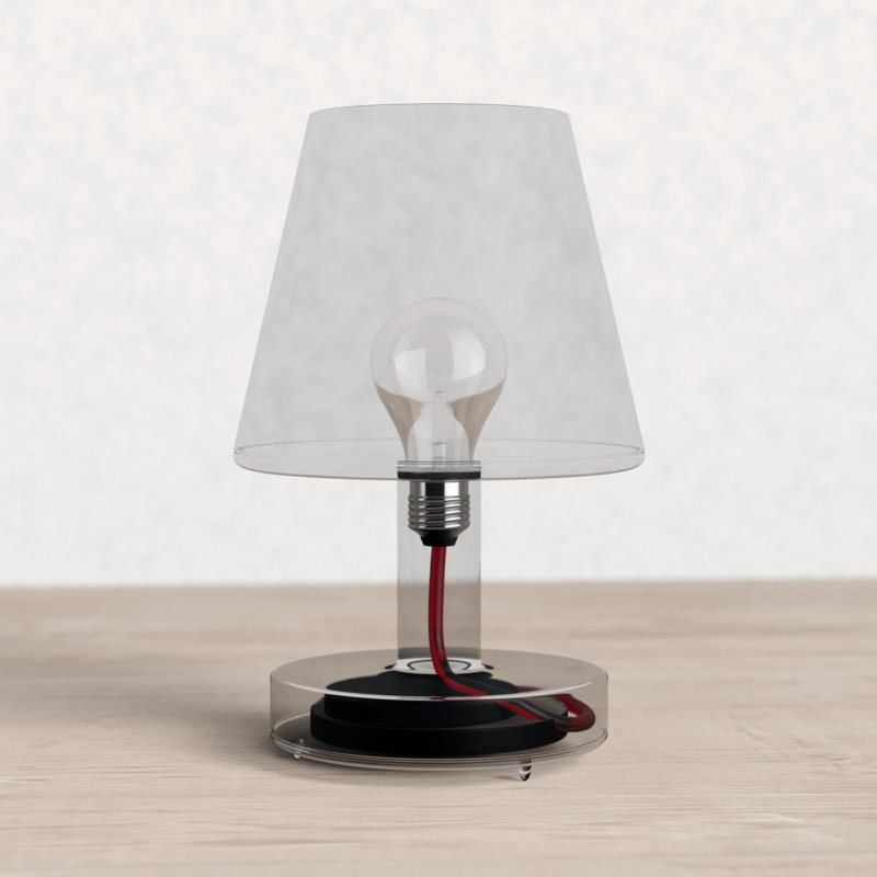 Lampe de table sans fil Transloetje, Transparent