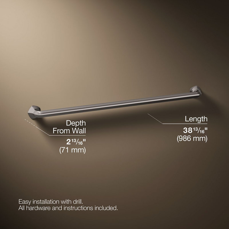 Occasion Grab Bar, 36", Vibrant Titanium