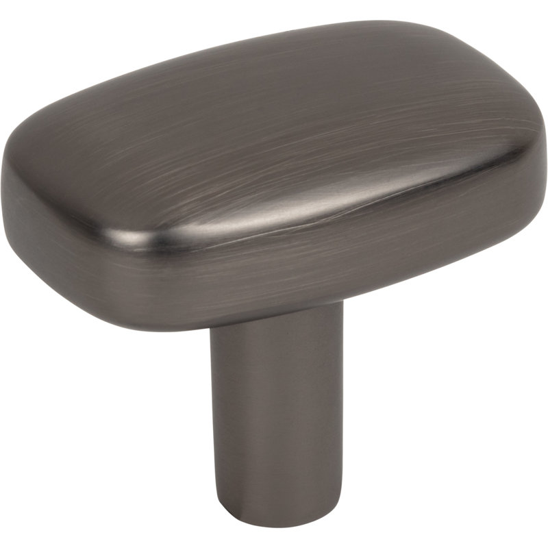 Loxley Oval Knob, Brushed Pewter