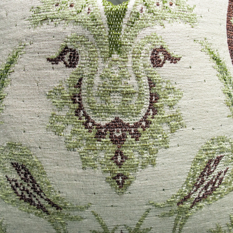Coussin décoratif Thomas Ivoire, 18" x 18"