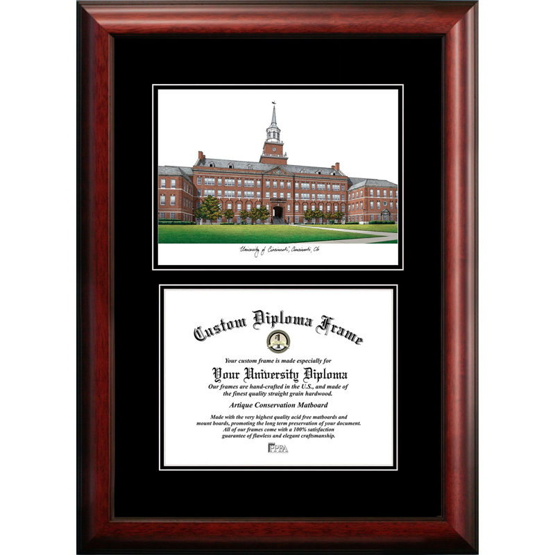 Dule University of Cincinnati Diploma Picture Frame