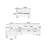 Upholstered L-Shaped Sectional Reversible-1337588817