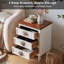 Table d'appoint 3 tiroirs avec rangement-1608426534