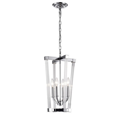 Hebden 4 - Light Geometric Chandelier