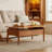 Cherry Solid Wood Rectangular Coffee Table