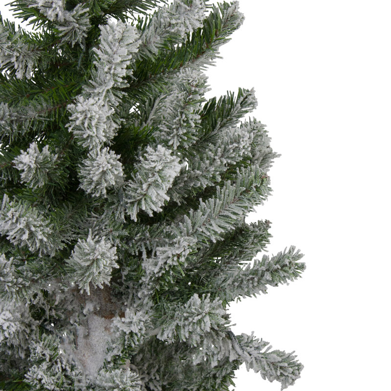 Ensemble de 3 arbres de Noël artificiels enneigé 6 pi - non éclairés