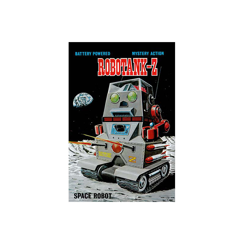 « robotank-z space robot », reproduction d’art