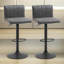 Baldinelli Swivel Upholstered Adjustable Height Counter Stool