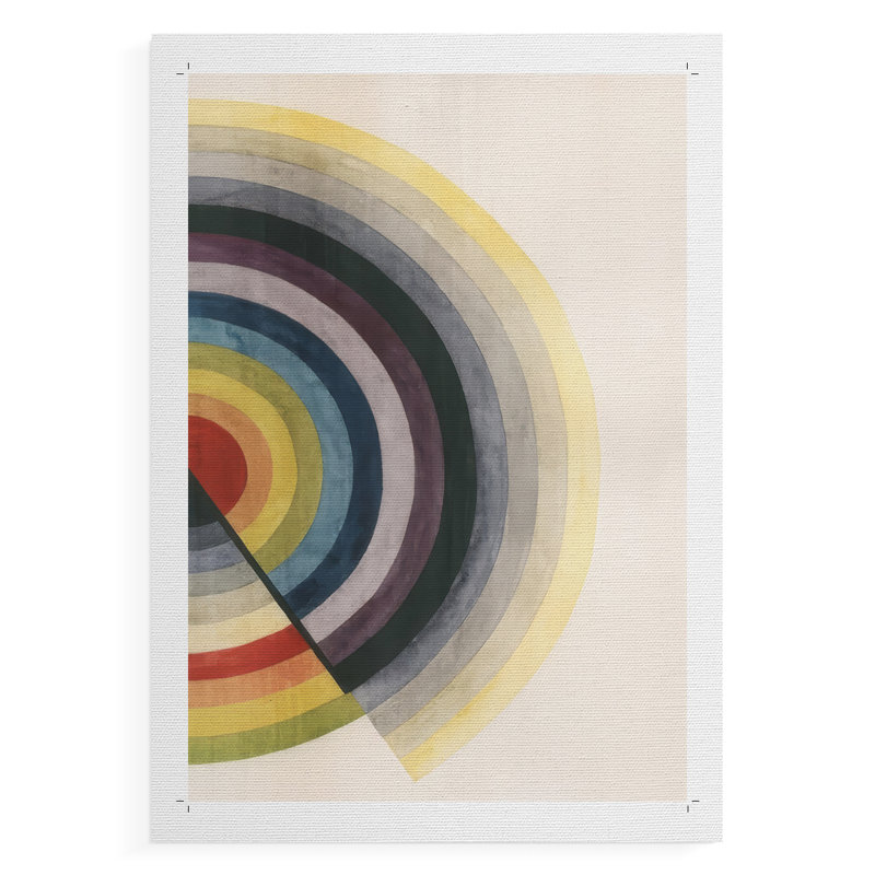 Rainbow Core Diptych II - Impression sur toile seulement - NON CADRE