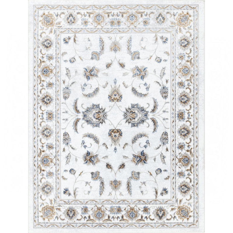 Tapis multicolore, Rectangle 7 pi 10 po x 9 pi 10 po