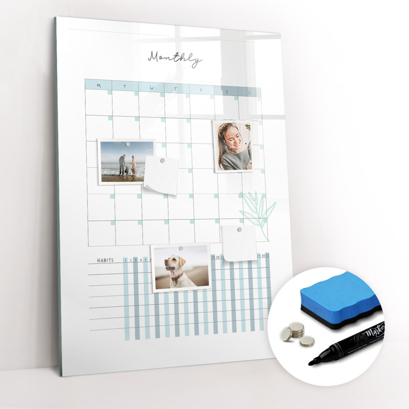 Magnetic Glass Dry Erase Board