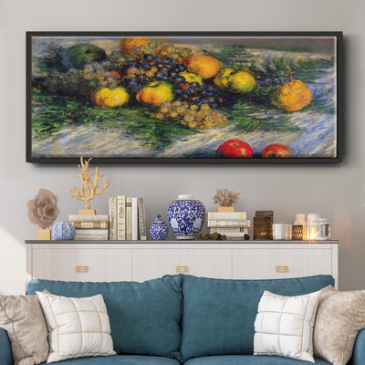 Still Life by Monet- Framed Canvas