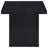 Square Engineered Laminate End Table In Black