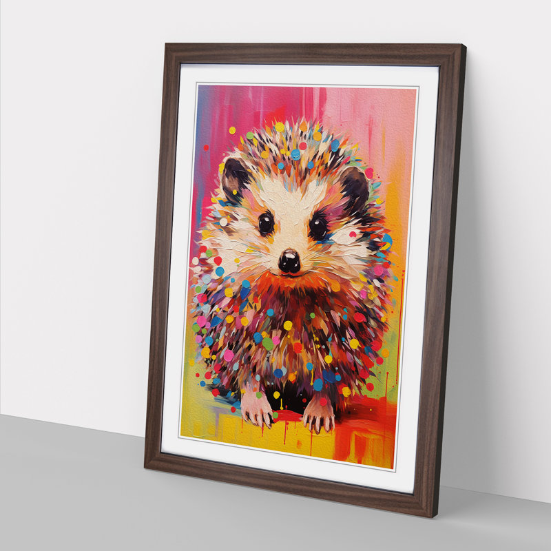Hedgehog Pop No.2 - Framed Print